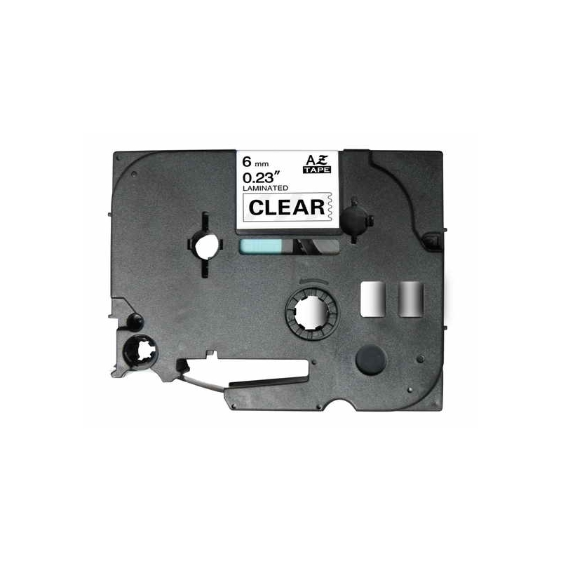Laminated Tape Brother TZe-111 Black / Transparent compatible