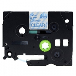 Laminated Tape Brother TZe-133 Cyan / Transparent compatible