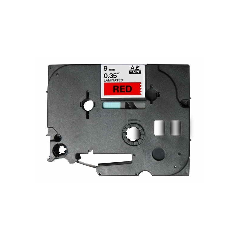 Laminated Tape Brother TZe-421 Black / Red compatible