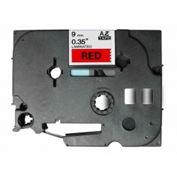 Laminated Tape Brother TZe-431 Black / Red compatible