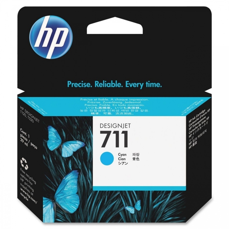 Ink cartridge HP 711 Cyan Original - CZ130A