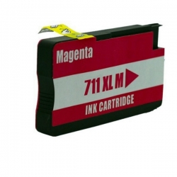 Ink cartridge HP 711 Magenta compatible CHIP V4 / V5 - LATEST VERSION - CZ131A
