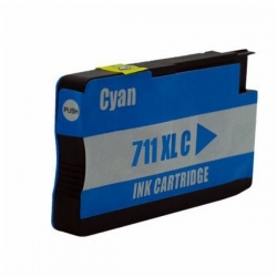 Ink cartridge HP 711 Cyan compatible CHIP V4 / V5 - LATEST VERSION - CZ130A