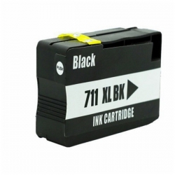 Ink cartridge HP 711XL Black compatible CHIP V4 / V5 - LATEST VERSION - Tinta Pigmentada - CZ133A / CZ129A