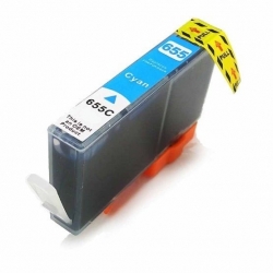 Ink cartridge HP 655 Cyan compatible - CZ110AE