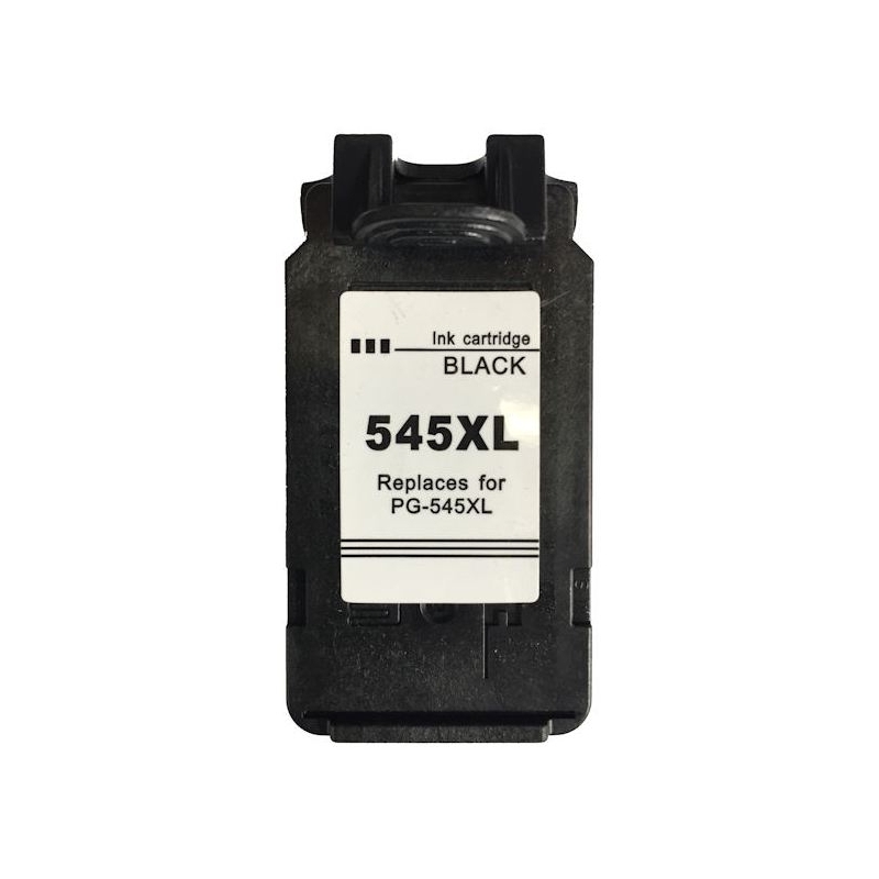 Ink cartridge Canon PG-545XL Black compatible - 8286B001 / 8287B001 - Shows ink level