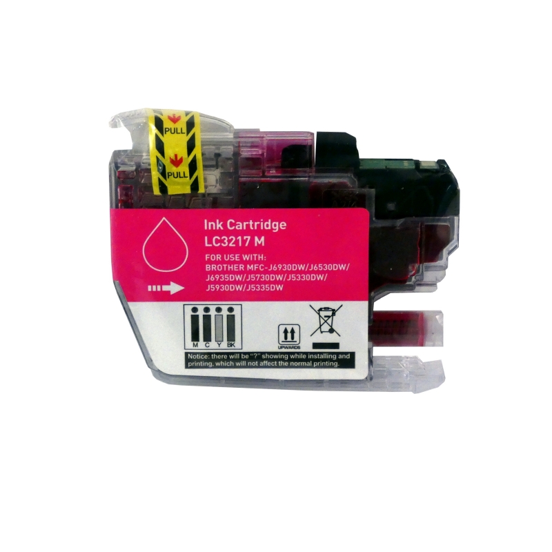 Ink cartridge Brother LC-3217 Magenta compatible - Chip V4