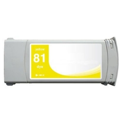 Ink cartridge HP 81 Yellow compatible - C4933A - Descontinuado