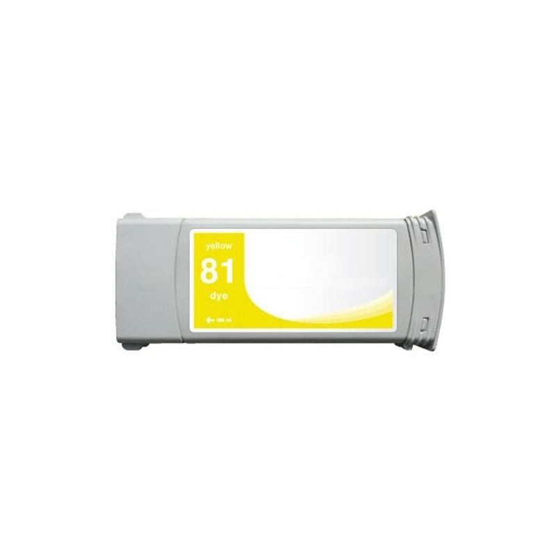 Ink cartridge HP 81 Yellow compatible - C4933A - Descontinuado