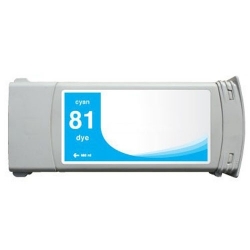 Ink cartridge HP 81 Cyan compatible - C4931A