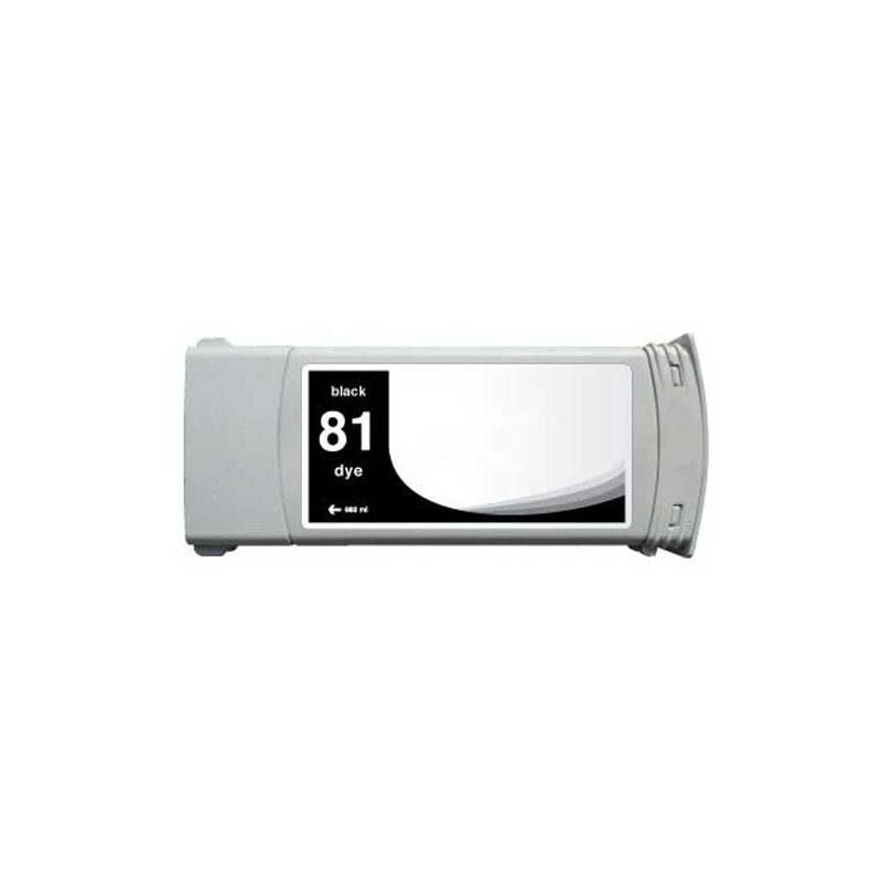 Ink cartridge HP 81 Black compatible - C4930A - Descontinuado