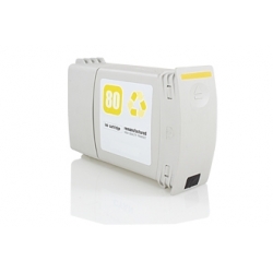 Ink cartridge HP 80 Yellow compatible - C4848A