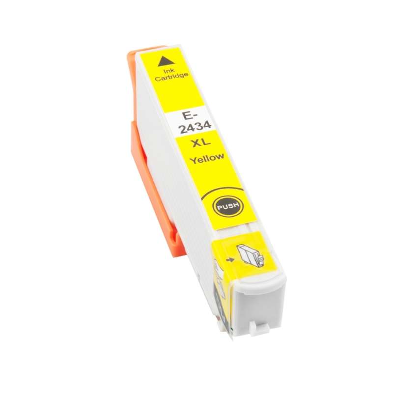 Ink cartridge Epson T2424 / T2434 (24XL) Yellow compatible - C13T24344012 / C13T24244012