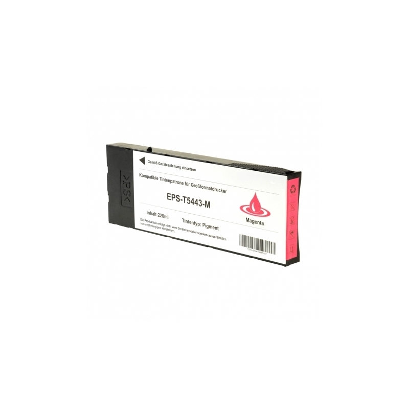 Ink cartridge Epson T544300 Magenta compatible - C13T544300 - Pigment Ink