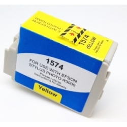 Ink cartridge Epson T1574 Yellow compatible - C13T15744010 - Tinta Pigmentada