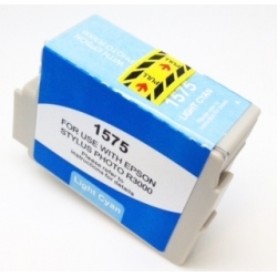 Ink cartridge Epson T1575 Cyan Claro compatible - C13T15754010 - Pigment Ink