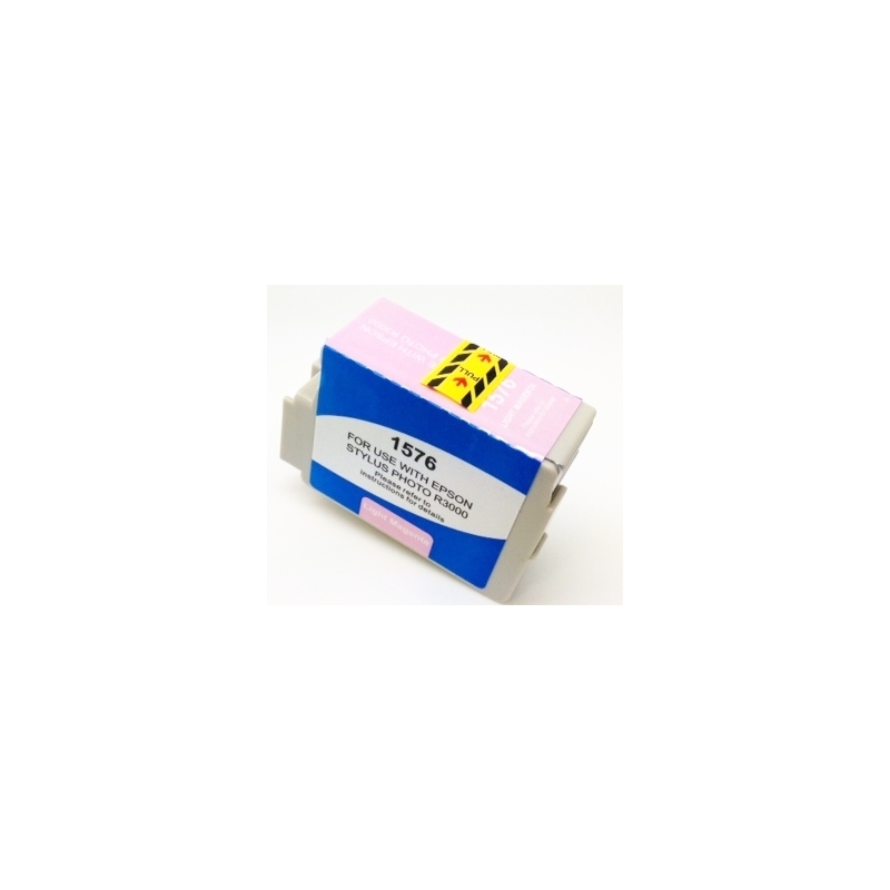 Ink cartridge Epson T1576 Light Magenta compatible - C13T15764010 - Pigment Ink