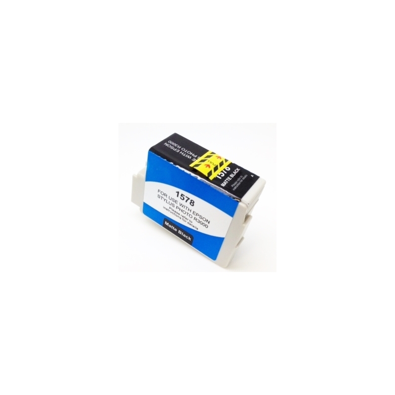 Ink cartridge Epson T1578 Black Matte compatible - C13T15784010 - Tinta Pigmentada