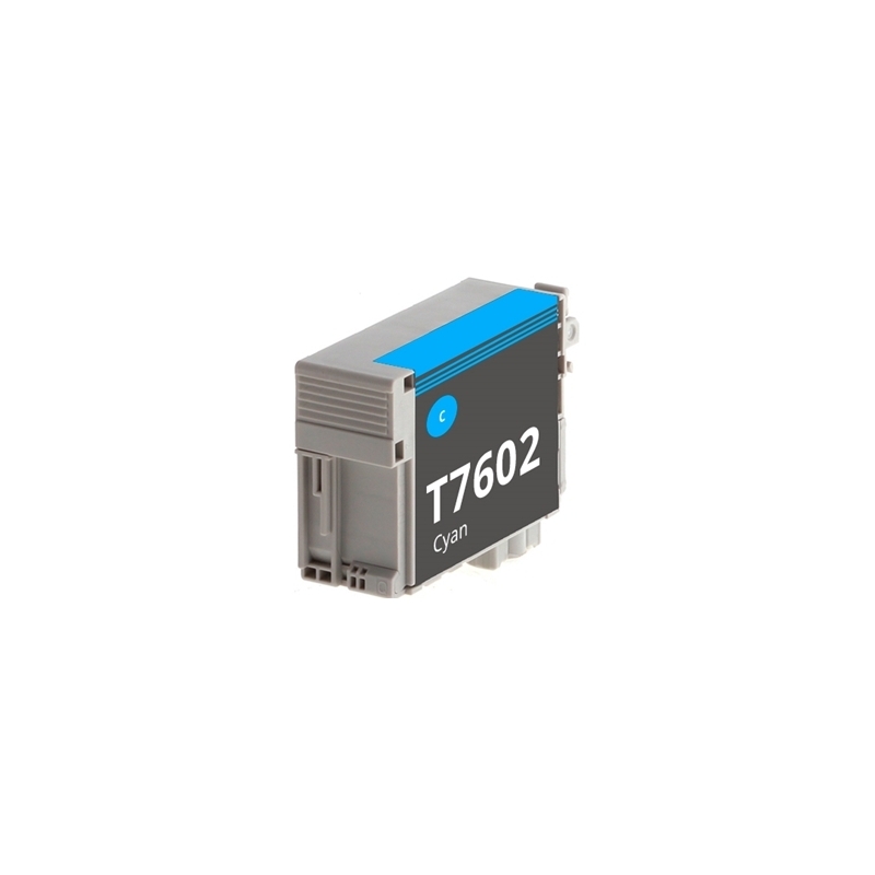Ink cartridge Epson T7602 Cyan compatible - C13T76024010 - Tinta Pigmentada