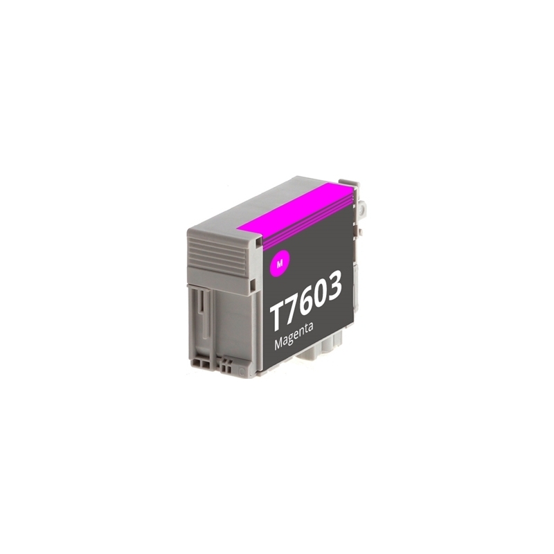 Ink cartridge Epson T7603 Magenta compatible - C13T76034010 - Tinta Pigmentada