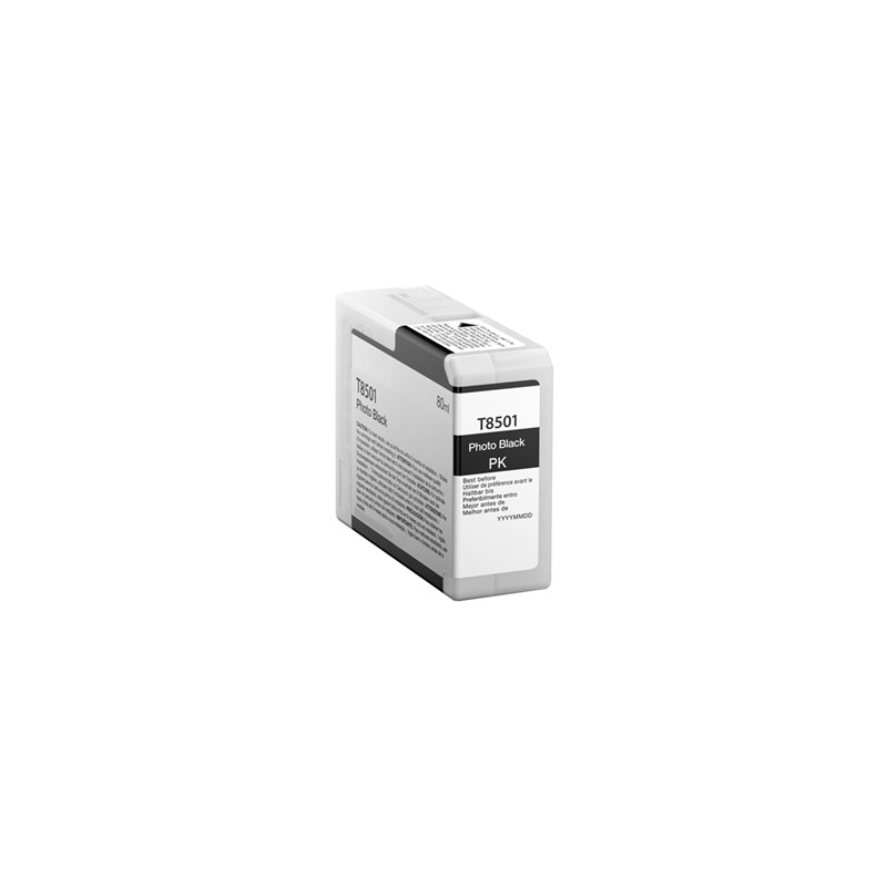 Ink cartridge Epson T8501 Black Photo compatible - C13T850100 - Tinta Pigmentada