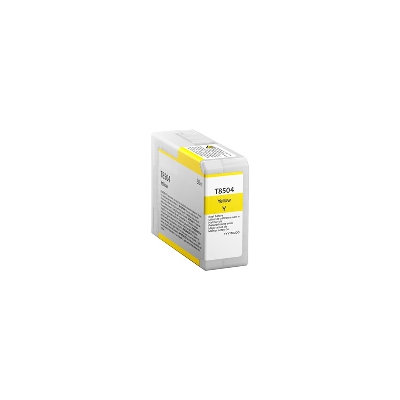 Ink cartridge Epson T8504 Yellow compatible - C13T850400 - Pigment Ink