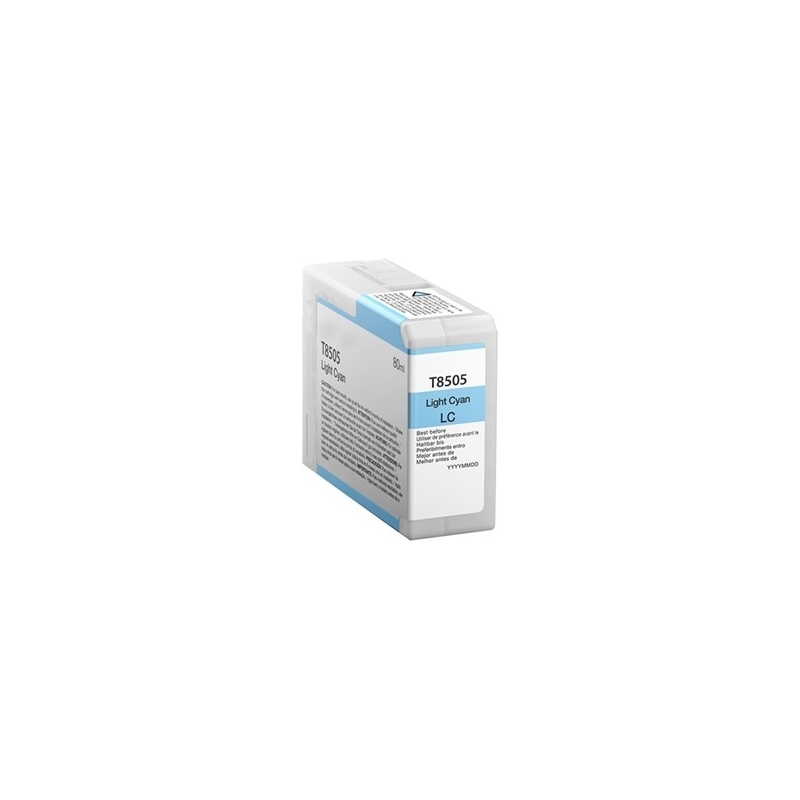 Ink cartridge Epson T8505 Light Cyan compatible - C13T850500 - Pigment Ink
