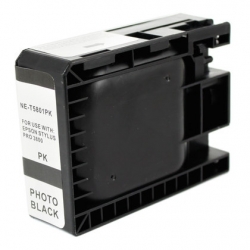 Ink cartridge Epson T5801 Black Photo compatible - C13T580100 - Pigment Ink