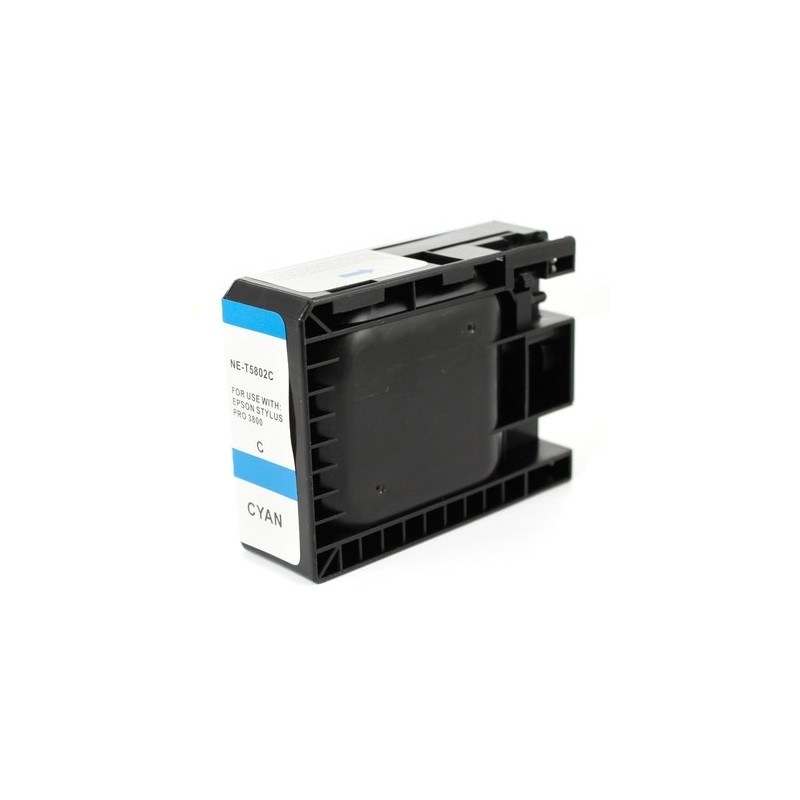 Ink cartridge Epson T5802 Cyan compatible - C13T580200 - Tinta Pigmentada