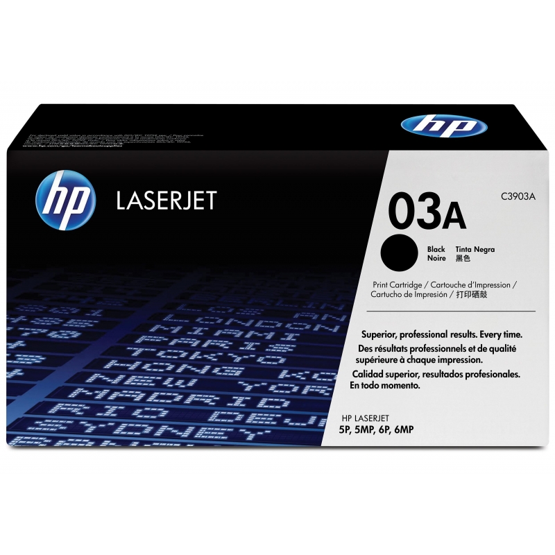 Toner HP 03A Black Original - C3903A - Descontinuado
