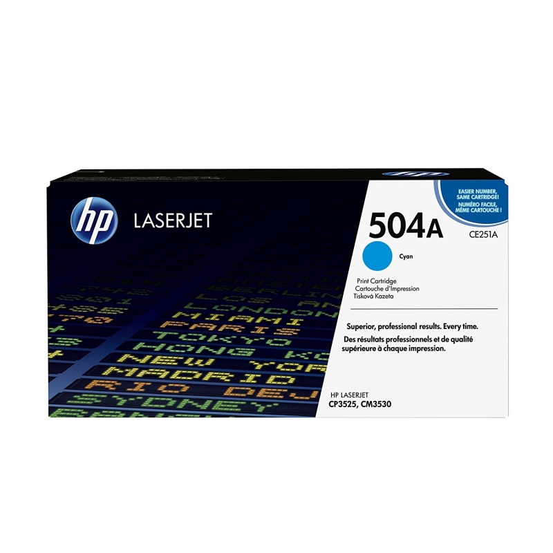 Toner HP 504A Cyan Original - CE251A