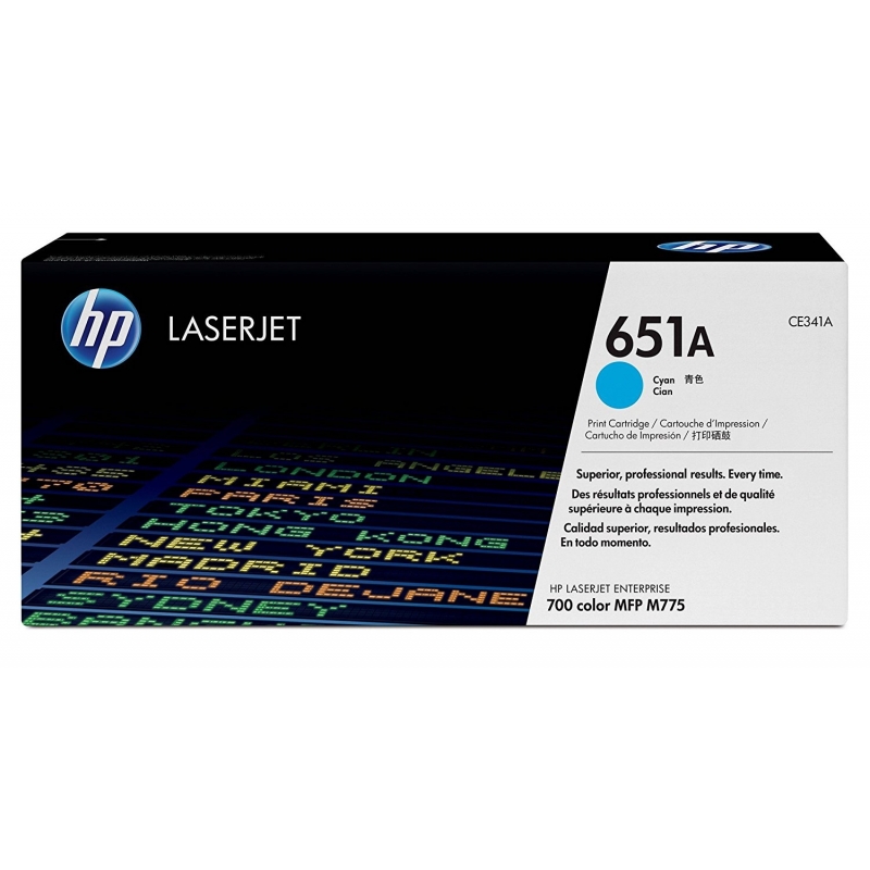 Toner HP 651A Cyan Original - CE341A