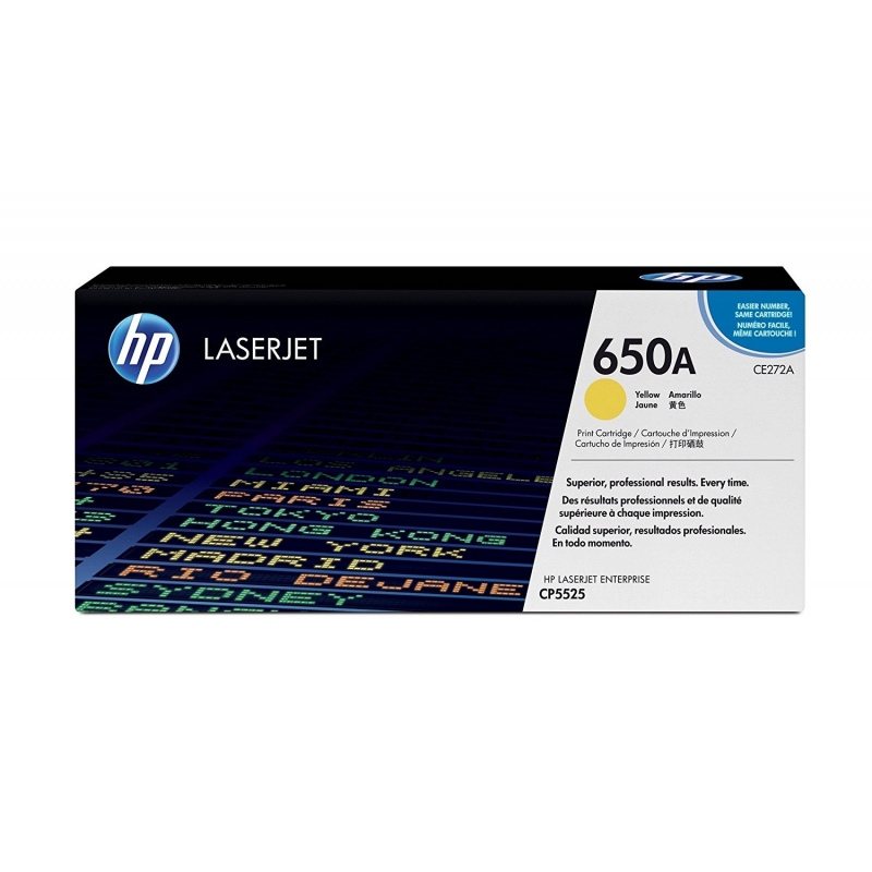 Toner HP 650A Yellow Original - CE272A
