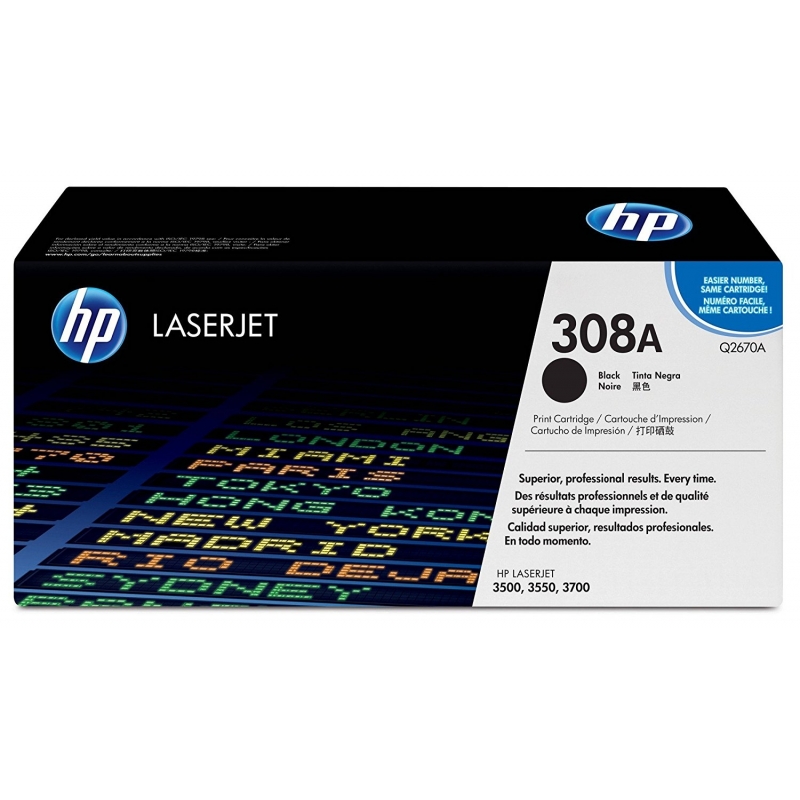 Toner HP 308A Black Original - Q2670A