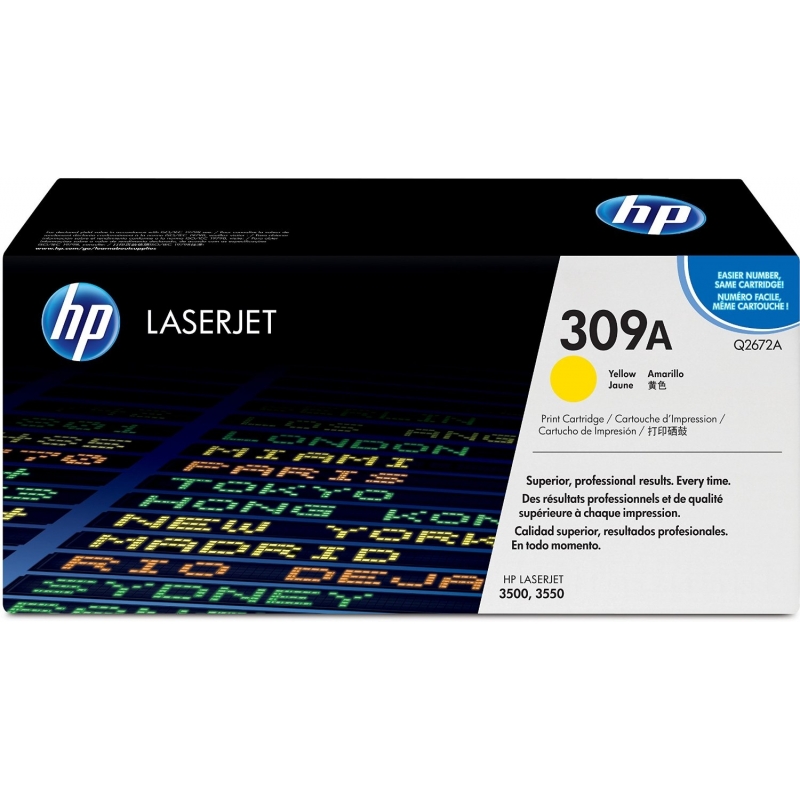 Toner HP 309A Yellow Original - Q2672A