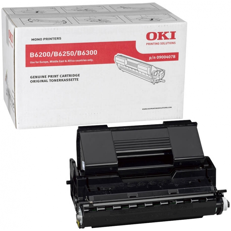 Pack Image Drum + Toner OKI B6200 / B6300 Black Original - 09004078 - Discontinued