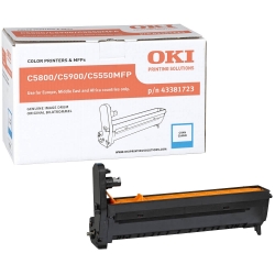 Image Drum OKI C5800 / C5900 Cyan Original - 43381723 - Discontinued
