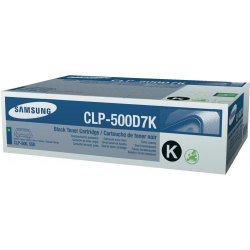Toner Samsung CLP-500 / CLP-550 Black Original - CLP-500D7K - Descontinuado