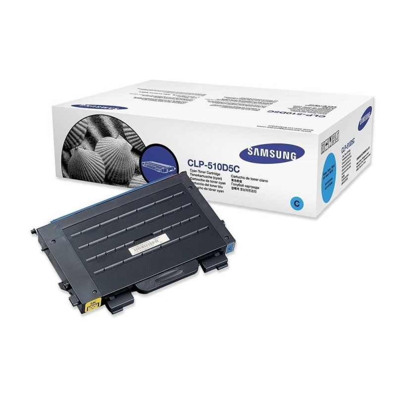 Toner Samsung CLP-510 Cyan Original - CLP-510D5C - High Capacity