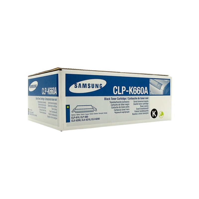 Toner Samsung CLP-610 / CLP-660 Black Original - CLP-K660A - Discontinued