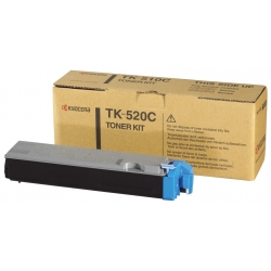 Toner Kyocera TK-520 Cyan Original - 1T02HJCEU0 - Descontinuado