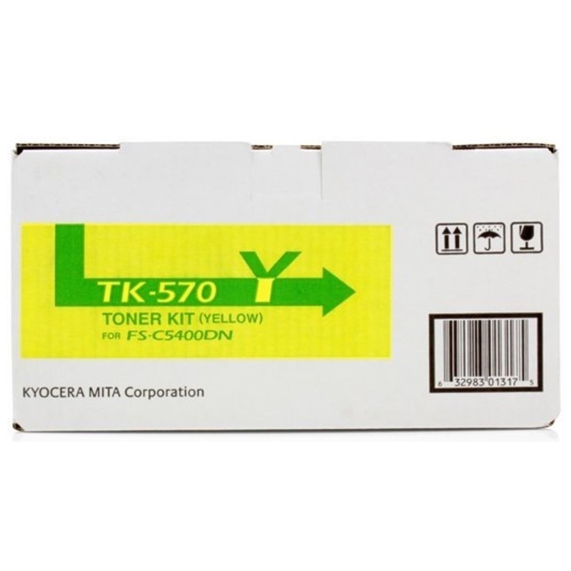 Toner Kyocera TK-570 Yellow Original - 1T02HGAEU0 - Descontinuado