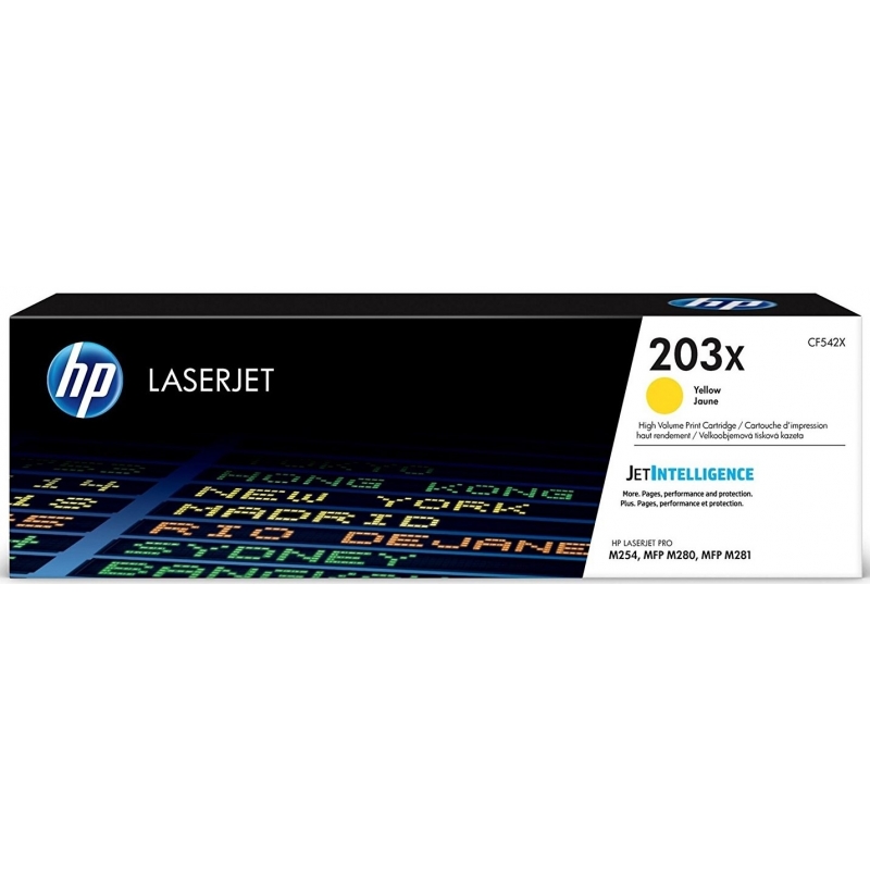 Toner HP 203X Yellow Original - CF542X