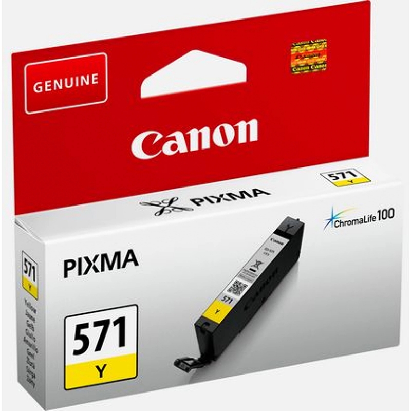 Ink cartridge Canon CLI-571 Yellow Original - 0388C001