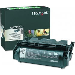 Toner Lexmark Optra T630 / T632 / T634 Black Original - 12A7462 - Discontinued