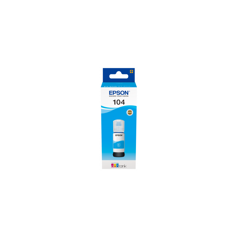 Refill Ink cartridge Epson 104 Cyan Original - C13T00P240