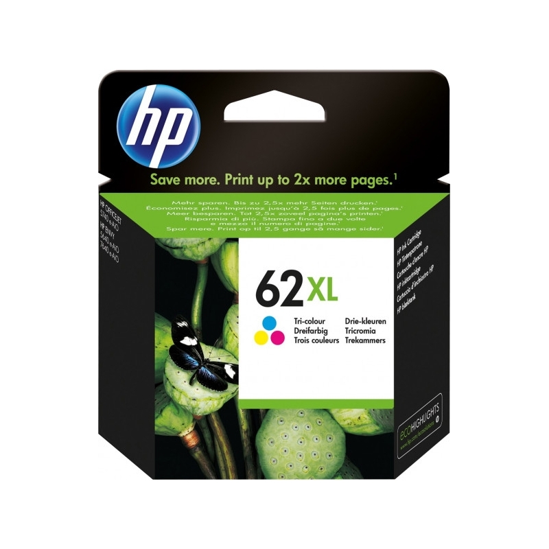 Ink cartridge HP 62XL Tricolor Original - C2P07AE