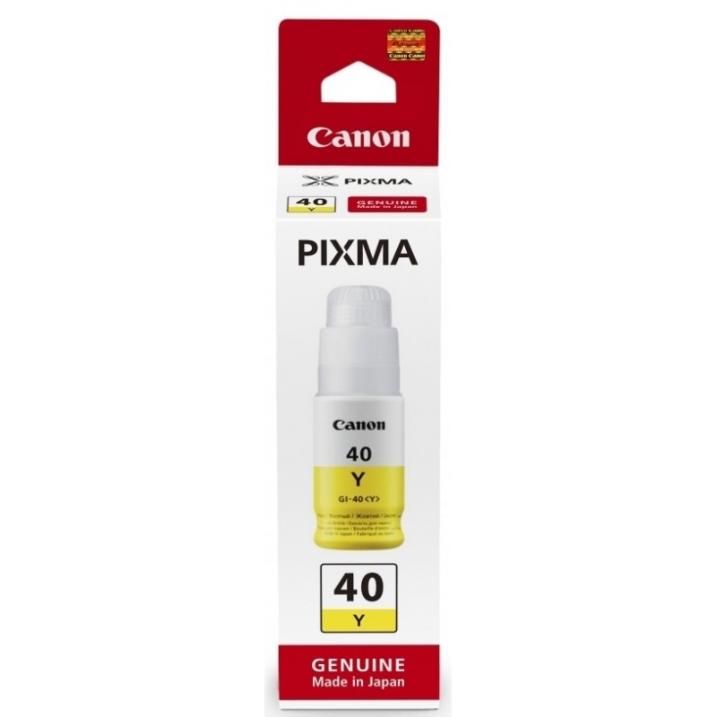 Refill Ink cartridge Canon GI40 Yellow Original - GI40Y / 3402C001