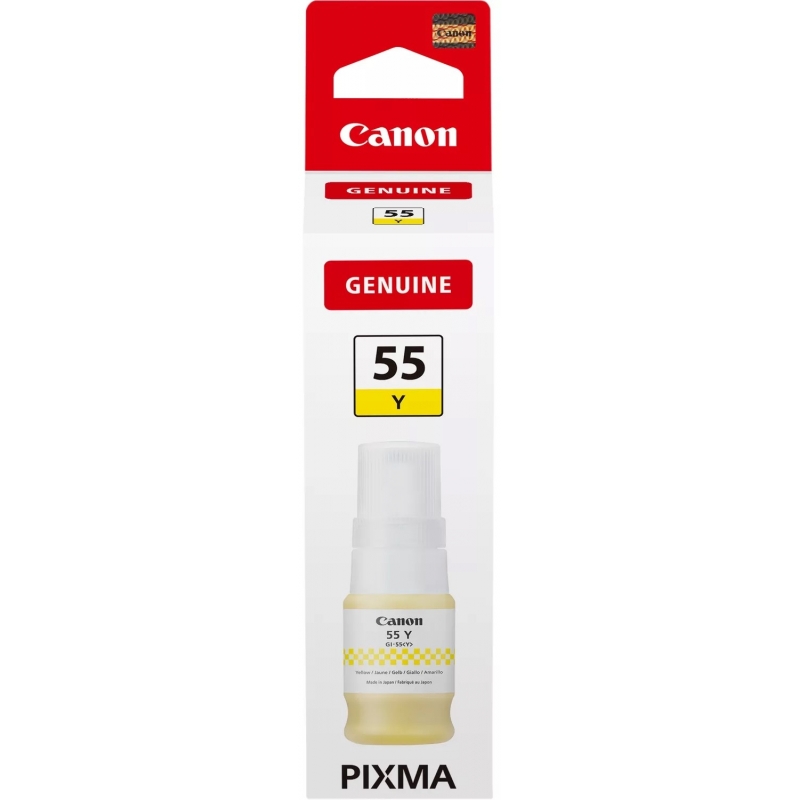 Refill Ink cartridge Canon GI55 Yellow Original - GI55Y / 6291C001