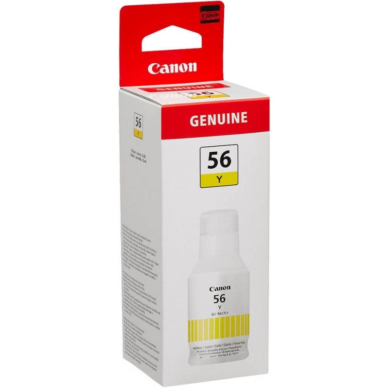 Refill Ink cartridge Canon GI56 Yellow Original - GI56Y / 4432C001